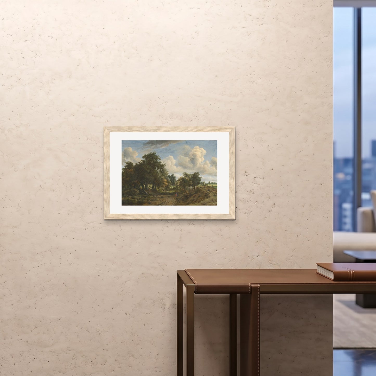 Orlonzo - FRAMED PRINT WOOD 7050cm2820 ROOM