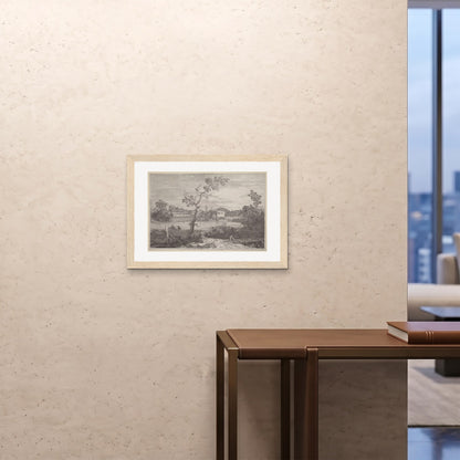 Orlonzo - FRAMED PRINT WOOD 7050cm2820 ROOM
