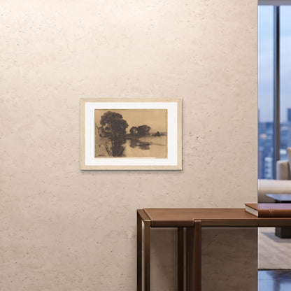 Orlonzo - FRAMED PRINT WOOD 7050cm2820 ROOM