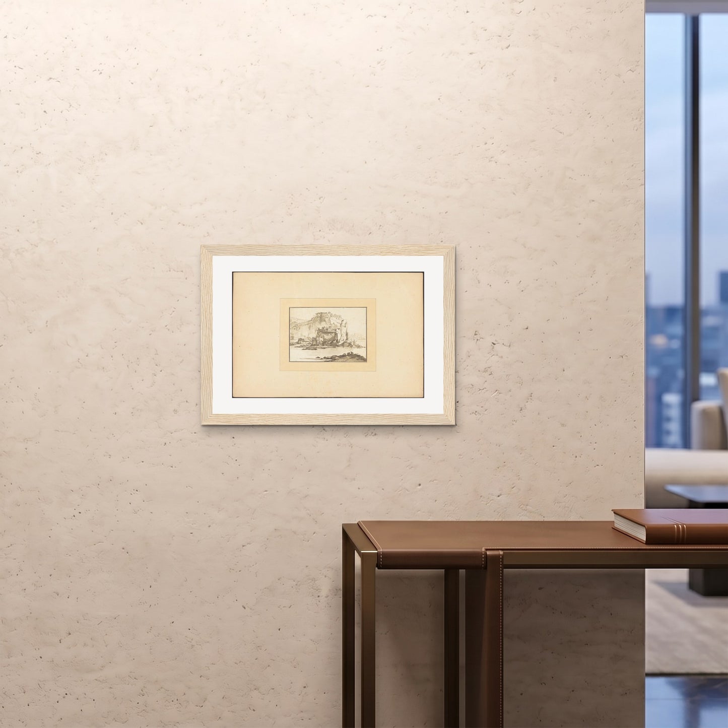 Orlonzo - FRAMED PRINT WOOD 7050cm2820 ROOM
