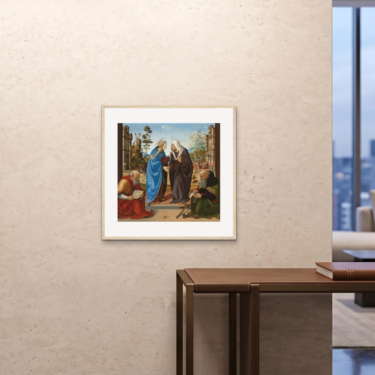 Orlonzo - FRAMED PRINT WOOD 7070cm2828 ROOM