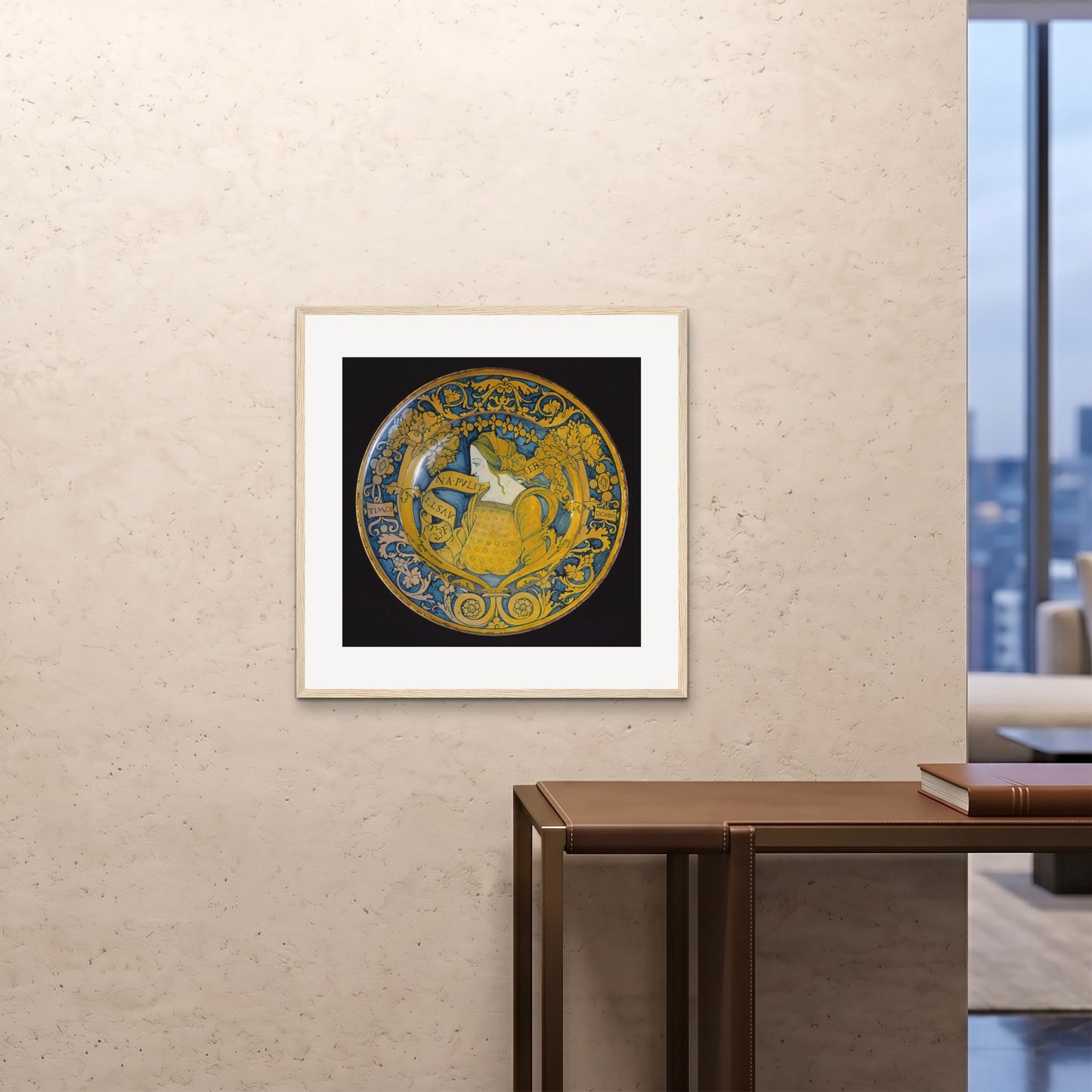 Orlonzo - FRAMED PRINT WOOD 7070cm2828 ROOM