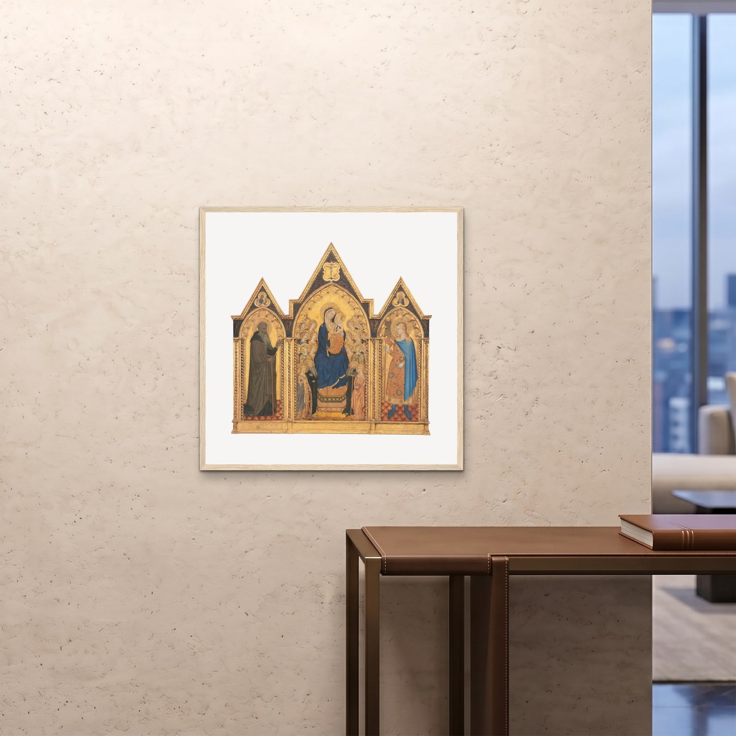 Orlonzo - FRAMED PRINT WOOD 7070cm2828 ROOM