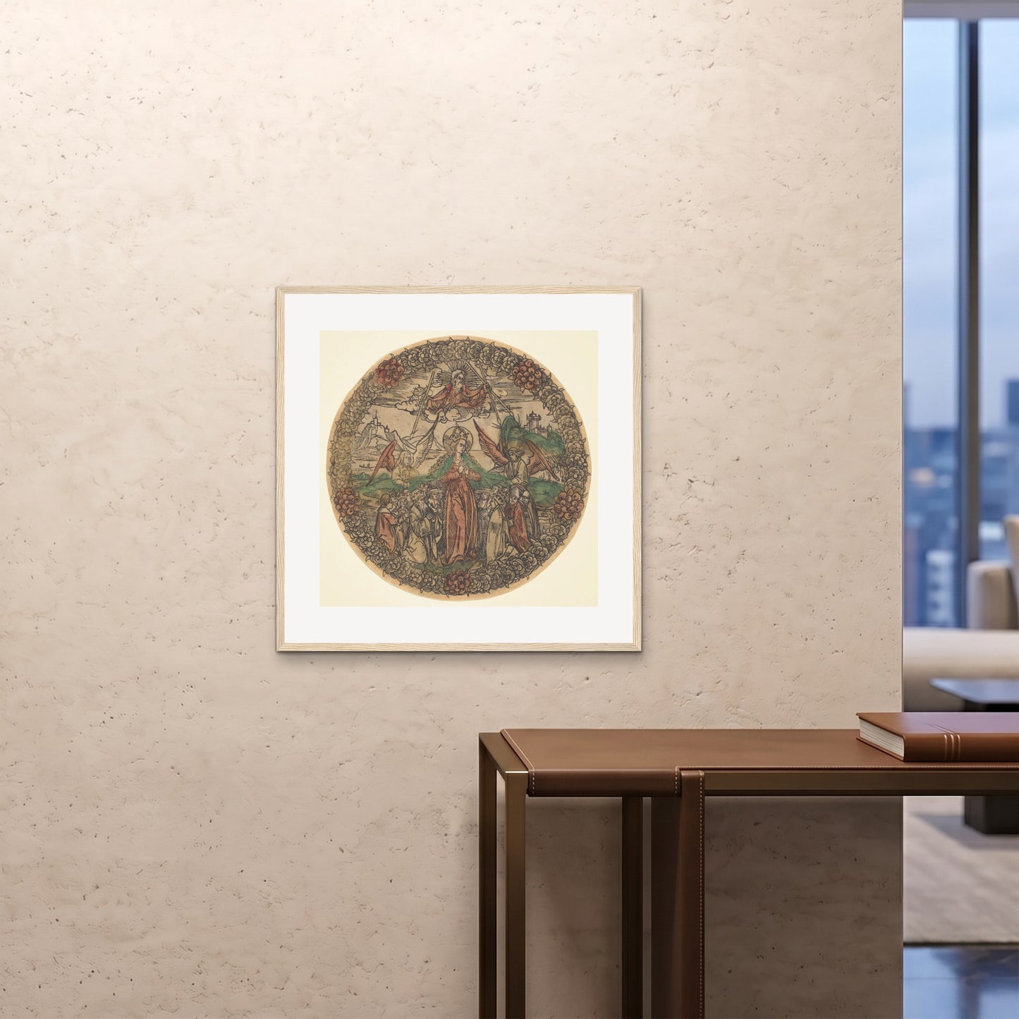 Orlonzo - FRAMED PRINT WOOD 7070cm2828 ROOM