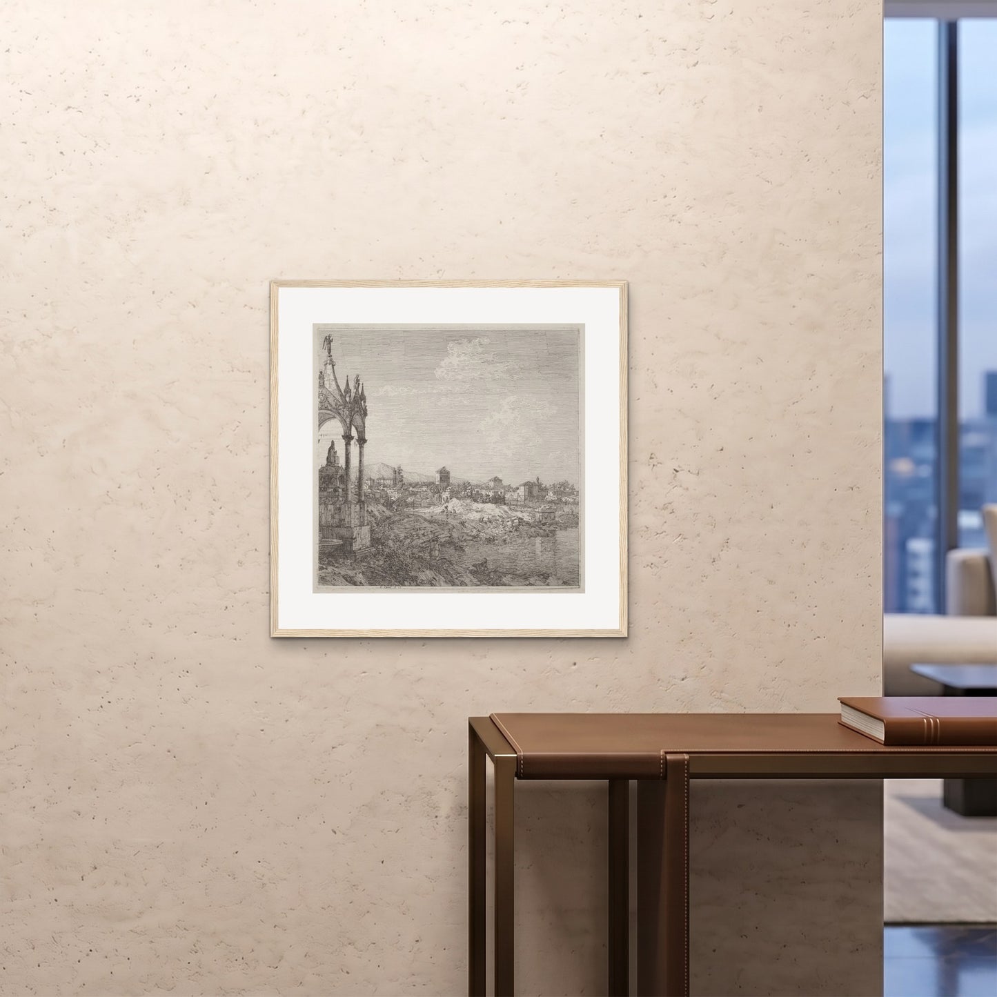 Orlonzo - FRAMED PRINT WOOD 7070cm2828 ROOM