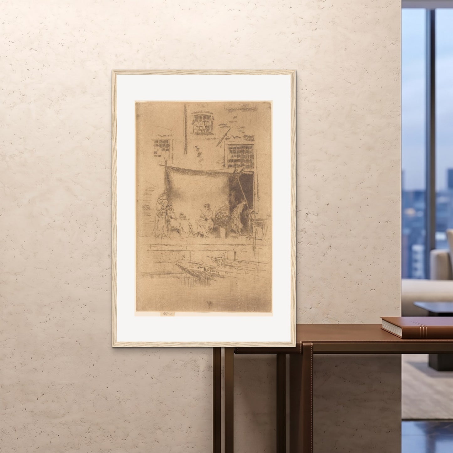 Orlonzo - FRAMED PRINT WOOD 80120cm3248 ROOM