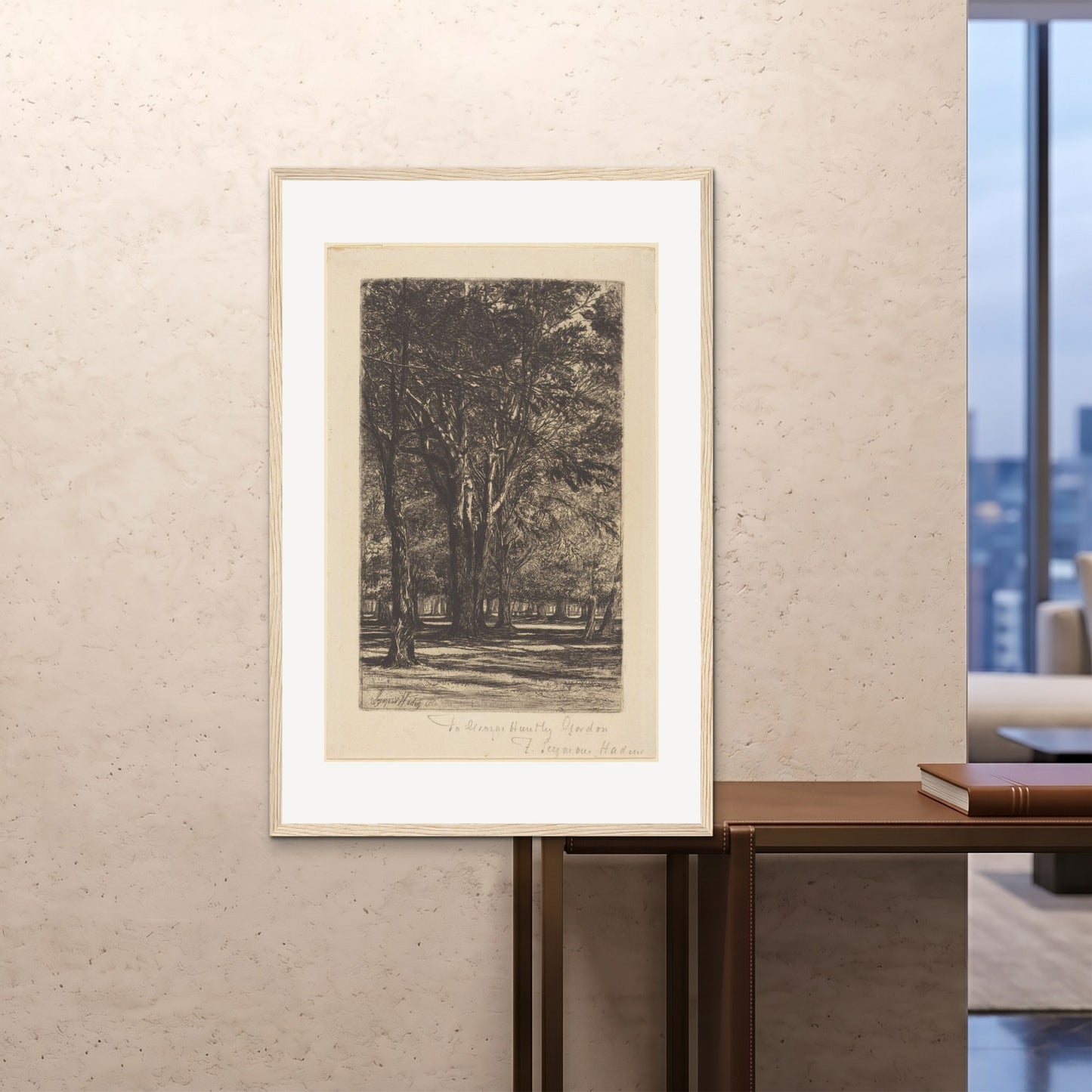 Orlonzo - FRAMED PRINT WOOD 80120cm3248 ROOM