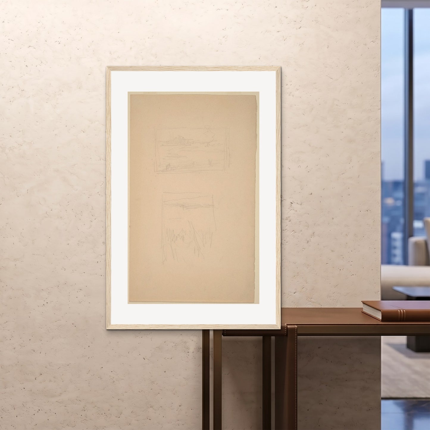 Orlonzo - FRAMED PRINT WOOD 80120cm3248 ROOM