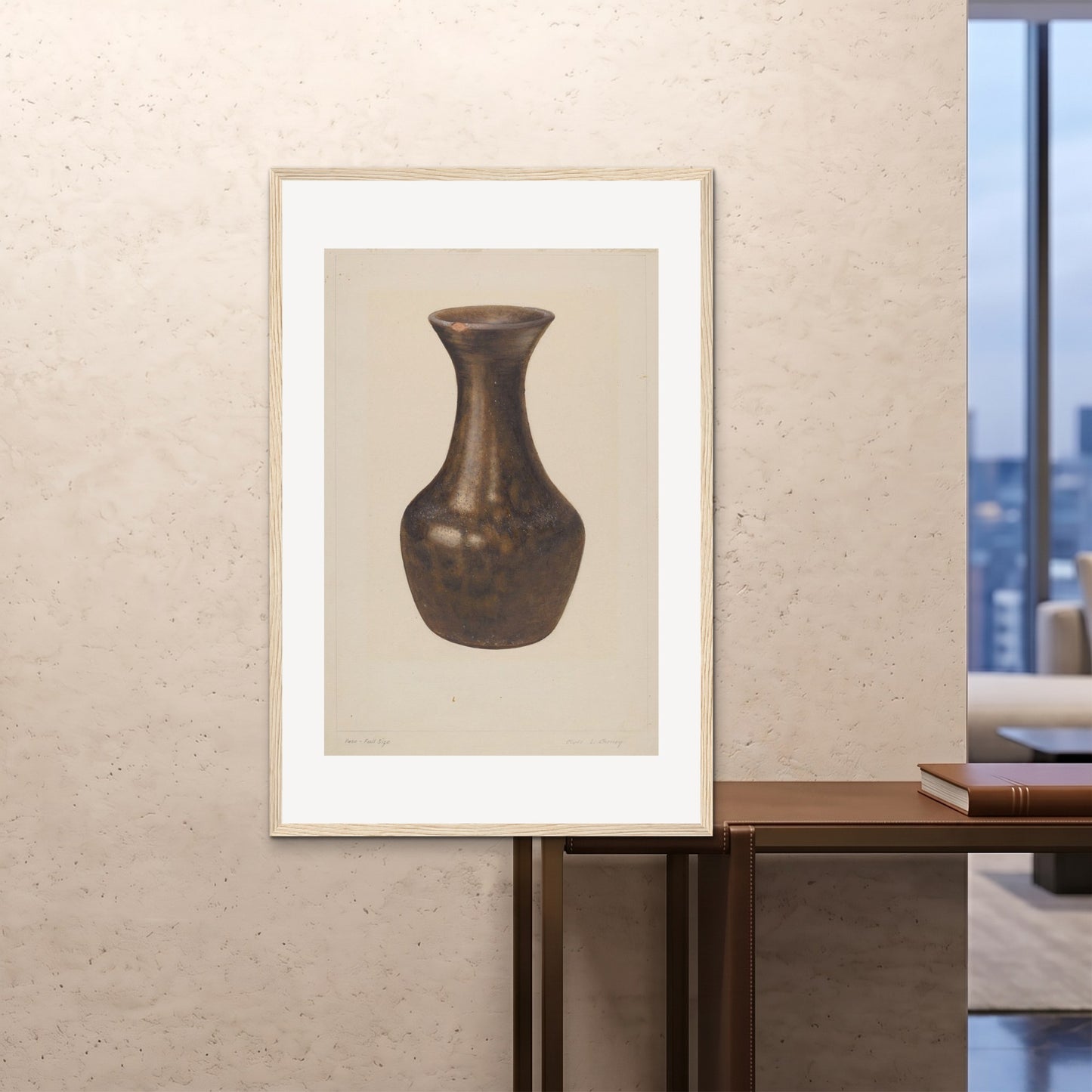 Orlonzo - FRAMED PRINT WOOD 80120cm3248 ROOM