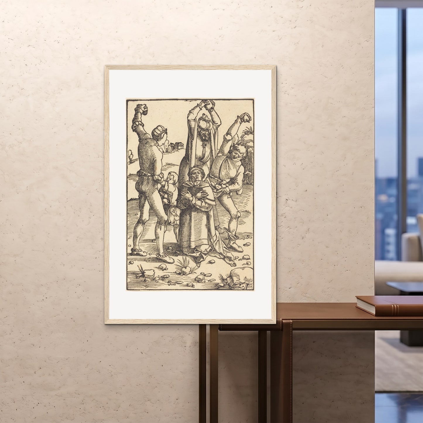 Orlonzo - FRAMED PRINT WOOD 80120cm3248 ROOM