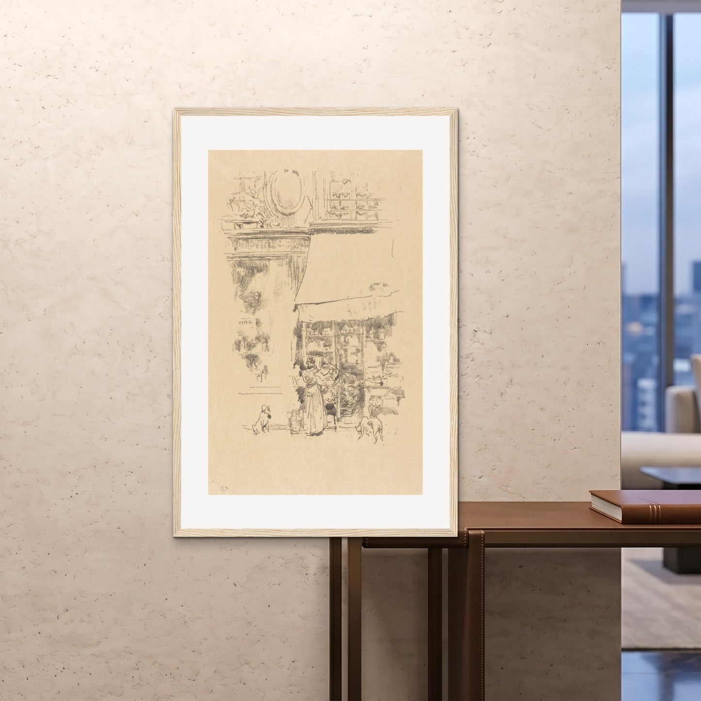 Orlonzo - FRAMED PRINT WOOD 80120cm3248 ROOM