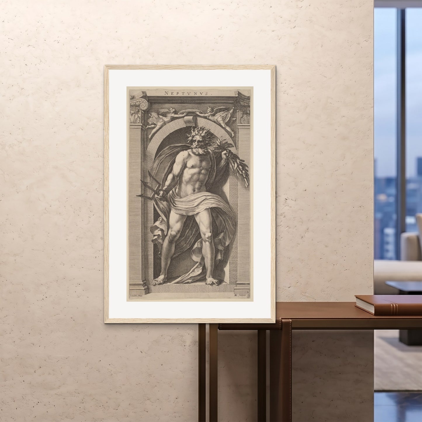 Orlonzo - FRAMED PRINT WOOD 80120cm3248 ROOM
