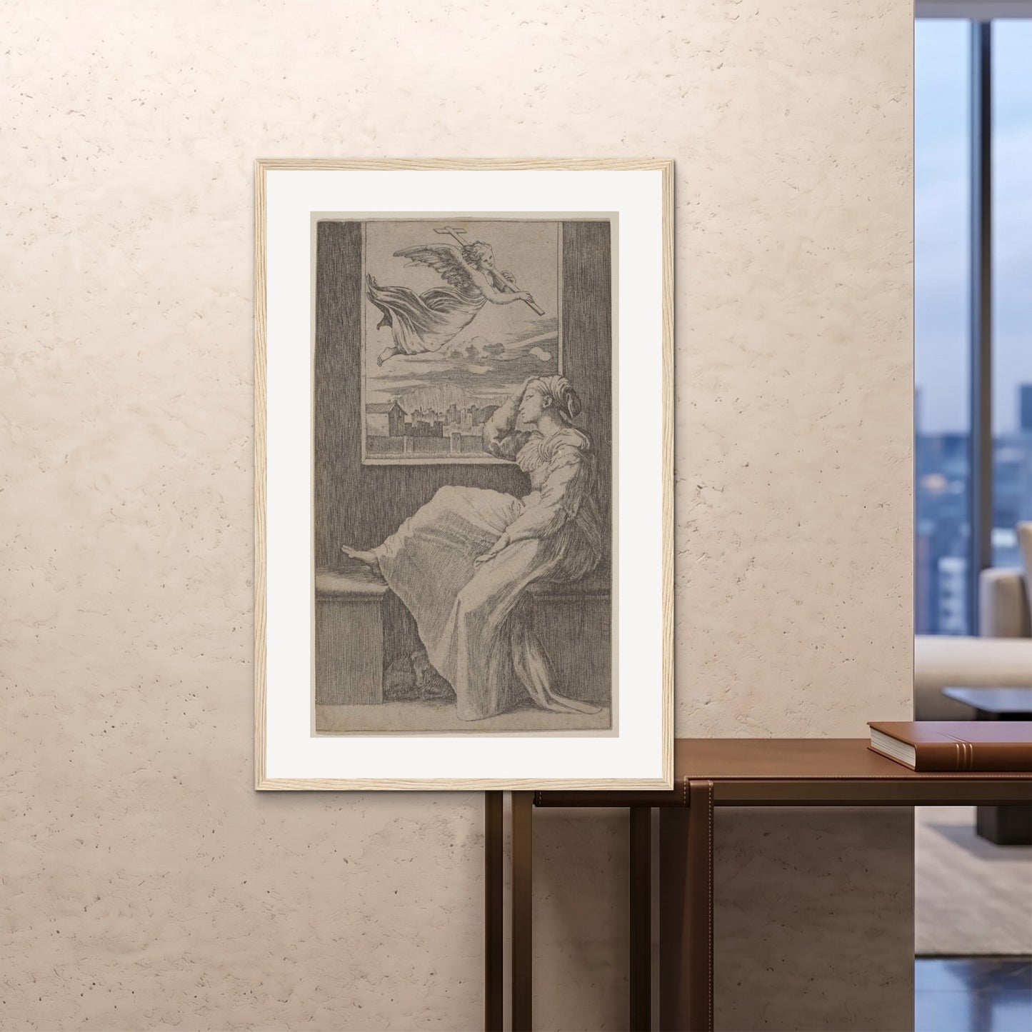 Orlonzo - FRAMED PRINT WOOD 80120cm3248 ROOM