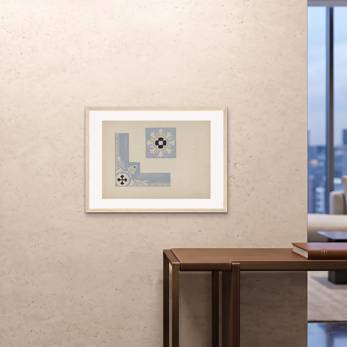 Orlonzo - FRAMED PRINT WOOD 8060cm3224 ROOM