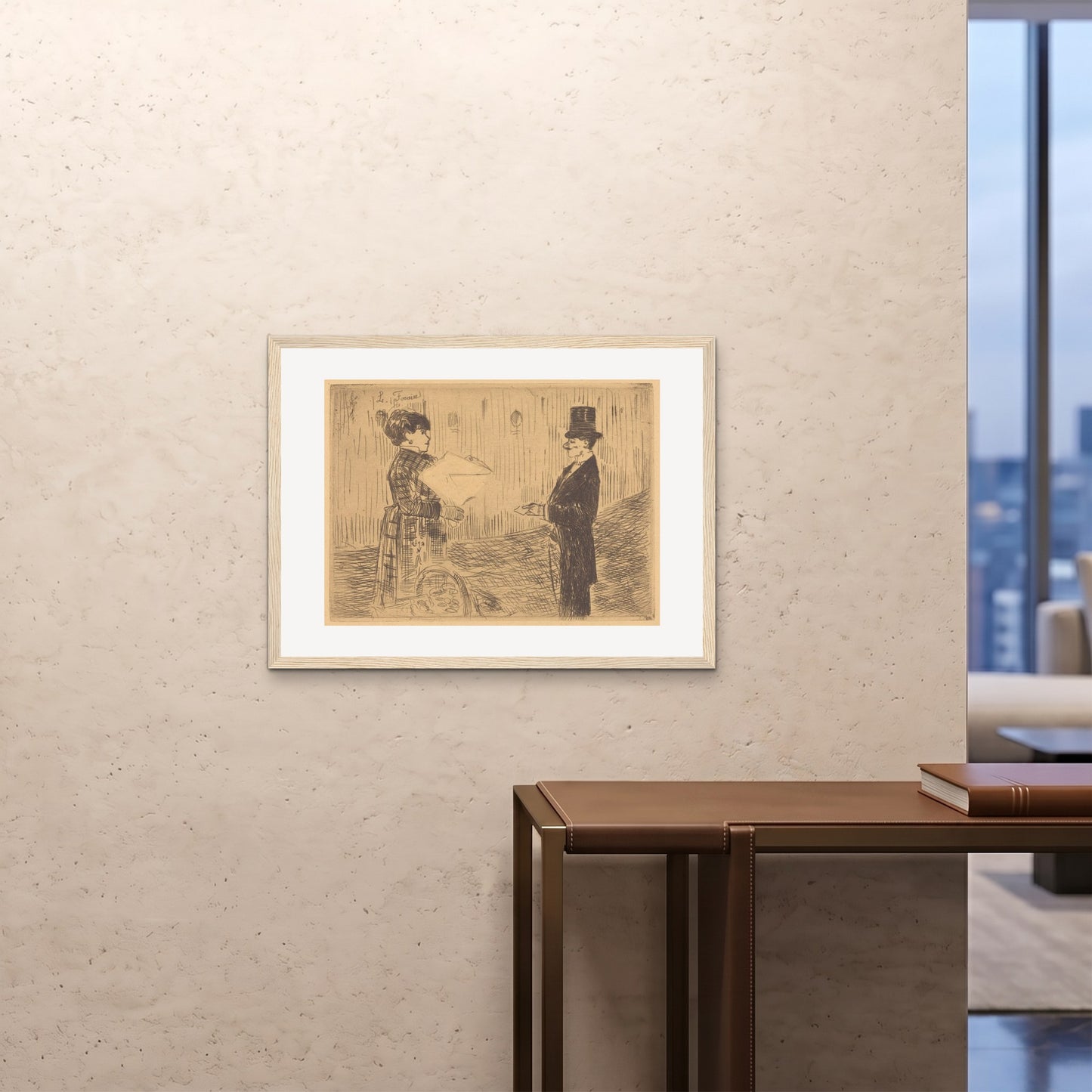 Orlonzo - FRAMED PRINT WOOD 8060cm3224 ROOM