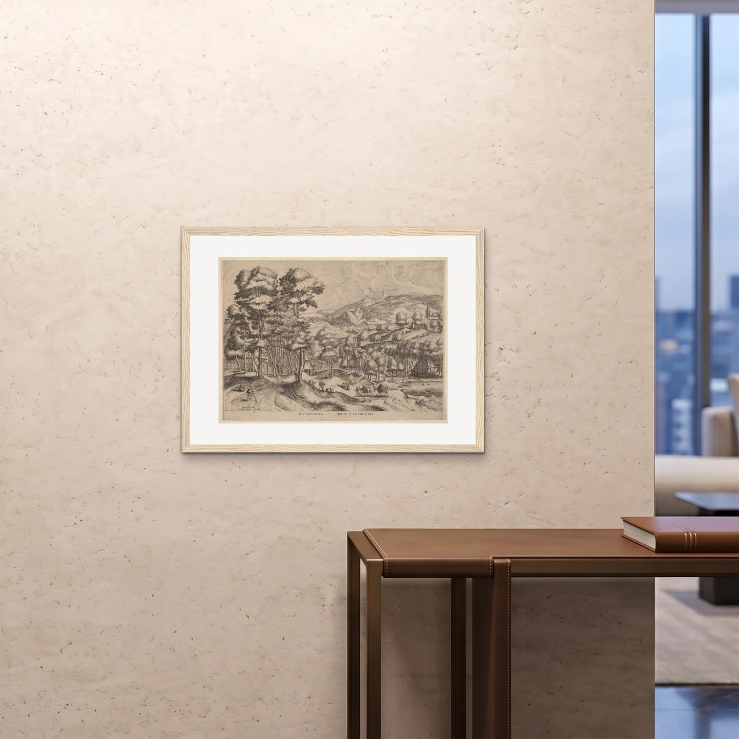 Orlonzo - FRAMED PRINT WOOD 8060cm3224 ROOM