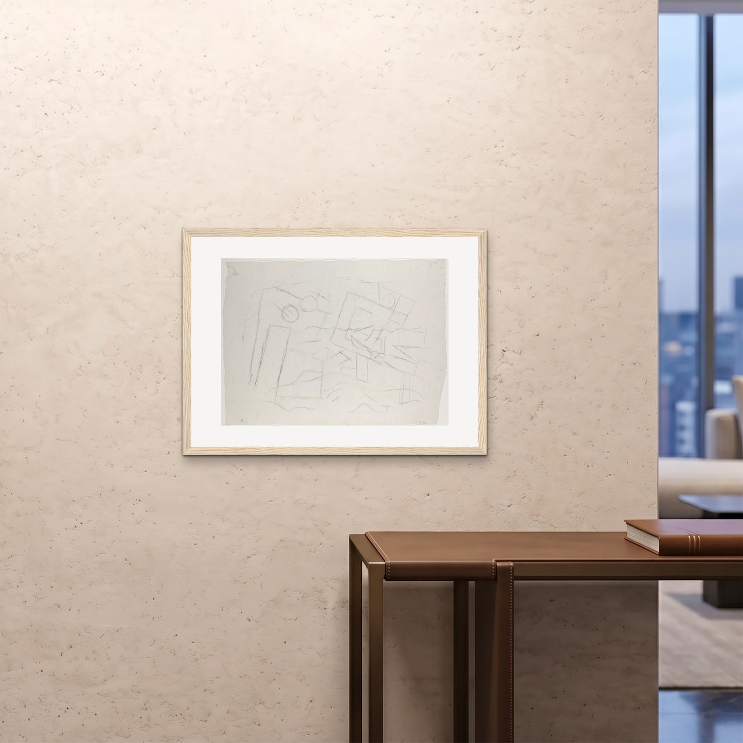 Orlonzo - FRAMED PRINT WOOD 8060cm3224 ROOM