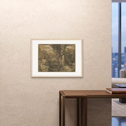 Orlonzo - FRAMED PRINT WOOD 8060cm3224 ROOM