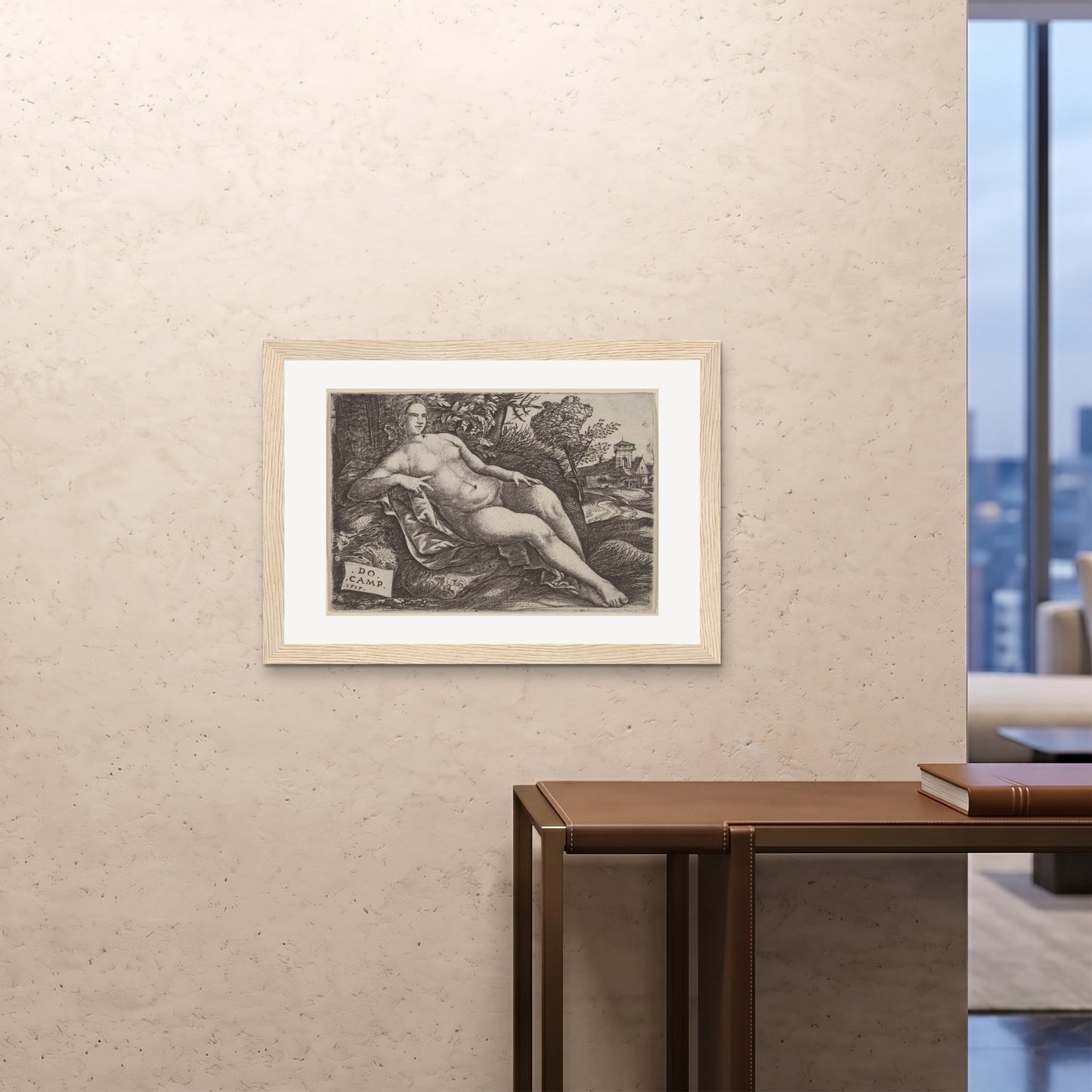 Orlonzo - FRAMED PRINT WOOD 841594cm3323 ROOM