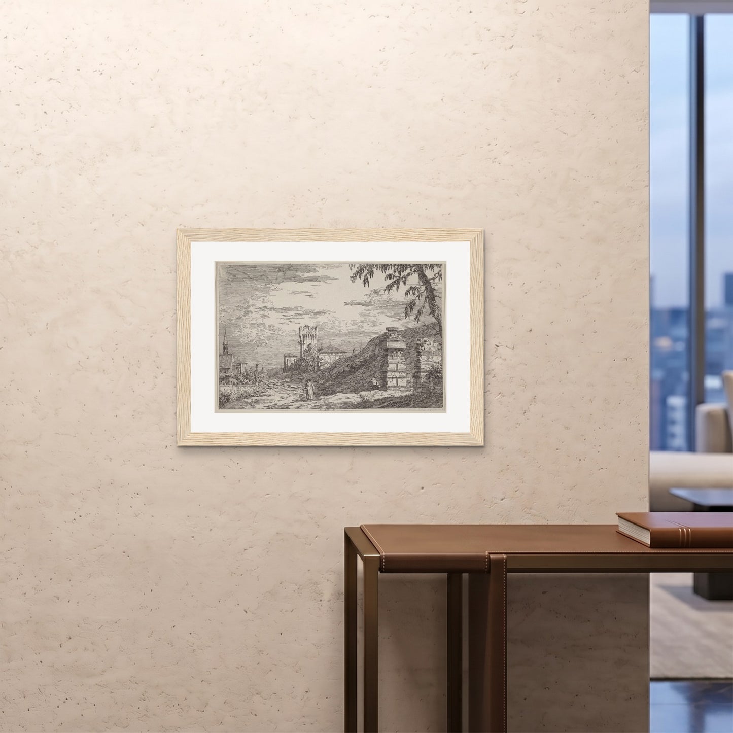 Orlonzo - FRAMED PRINT WOOD 841594cm3323 ROOM
