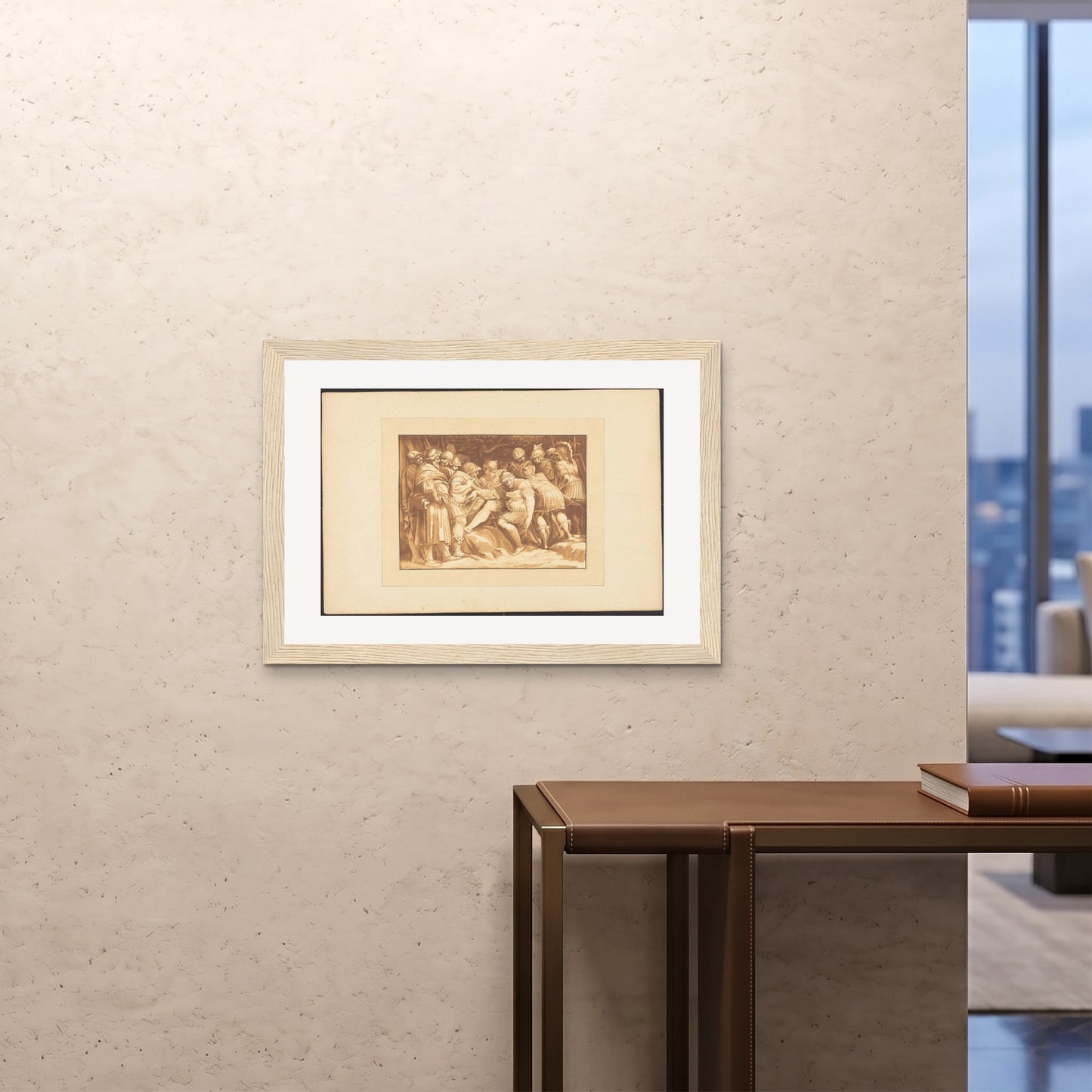 Orlonzo - FRAMED PRINT WOOD 841594cm3323 ROOM