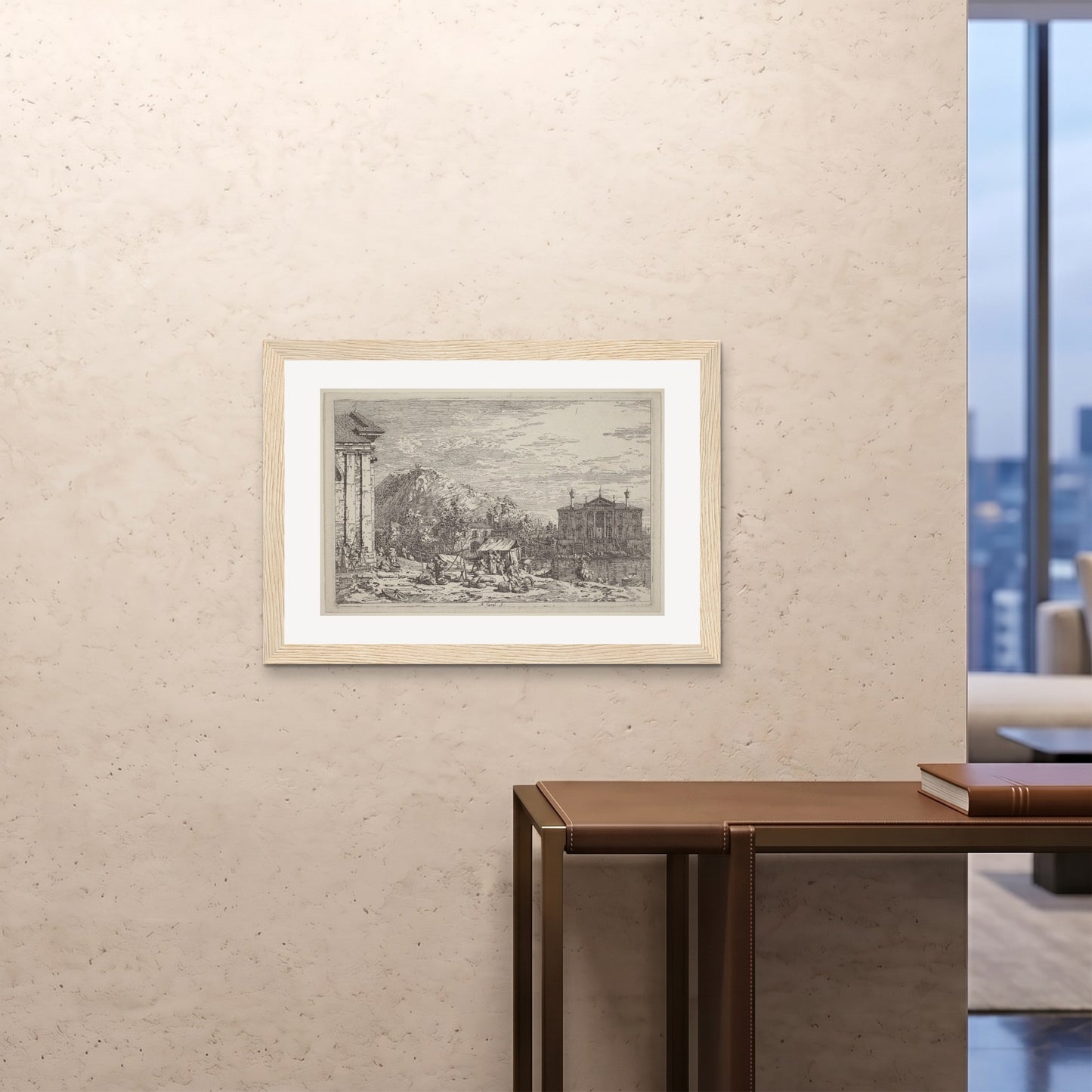 Orlonzo - FRAMED PRINT WOOD 841594cm3323 ROOM