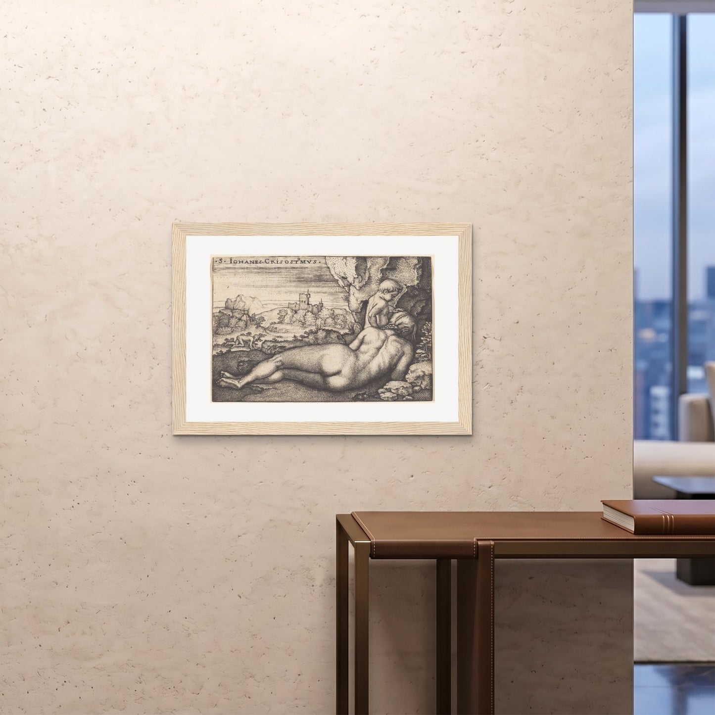 Orlonzo - FRAMED PRINT WOOD 841594cm3323 ROOM