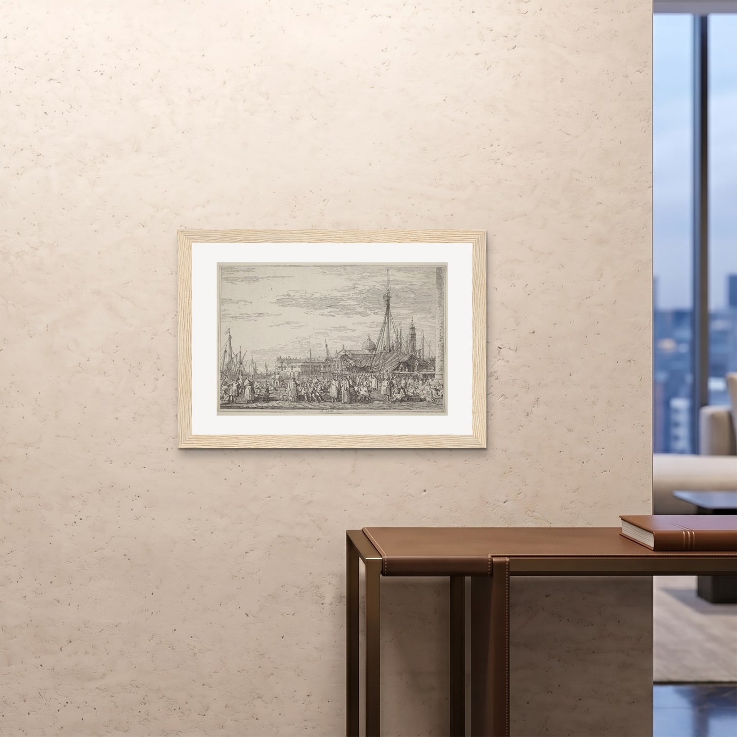Orlonzo - FRAMED PRINT WOOD 841594cm3323 ROOM