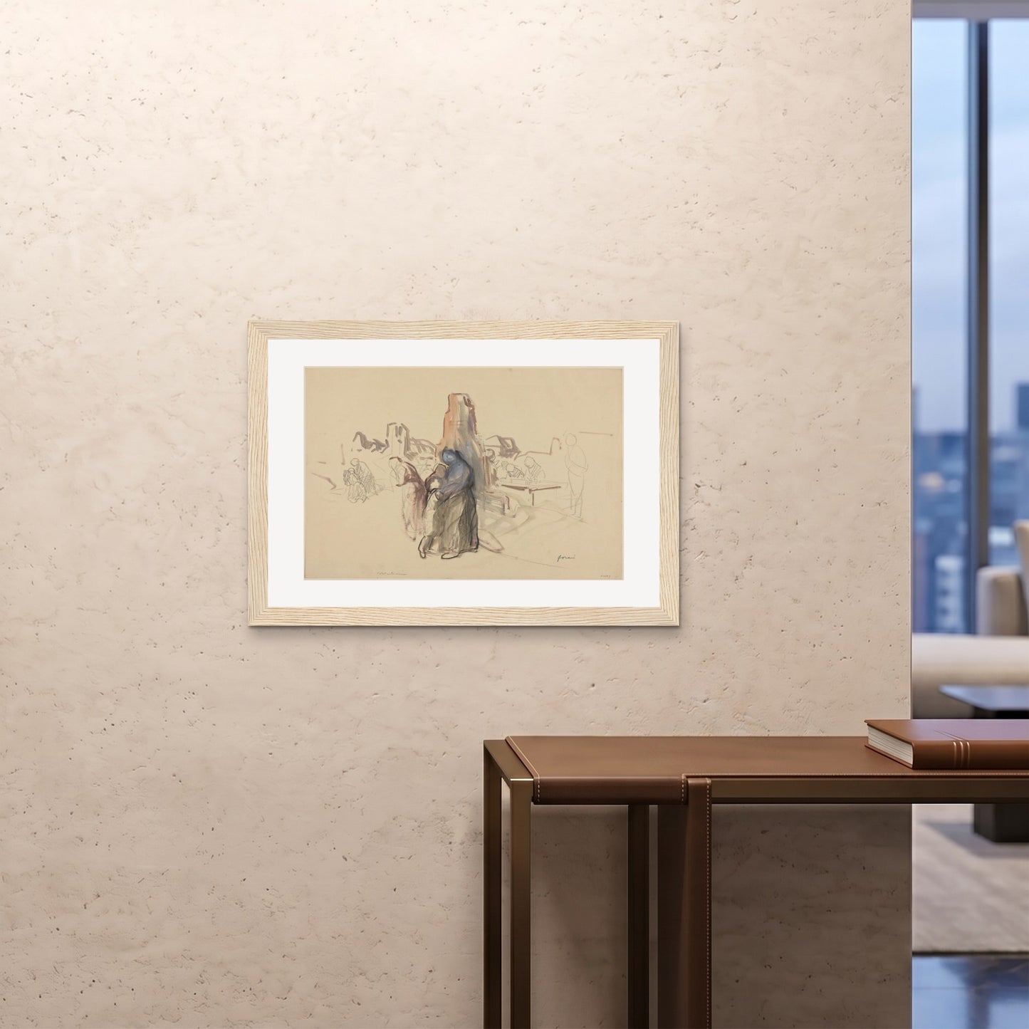 Orlonzo - FRAMED PRINT WOOD 841594cm3323 ROOM