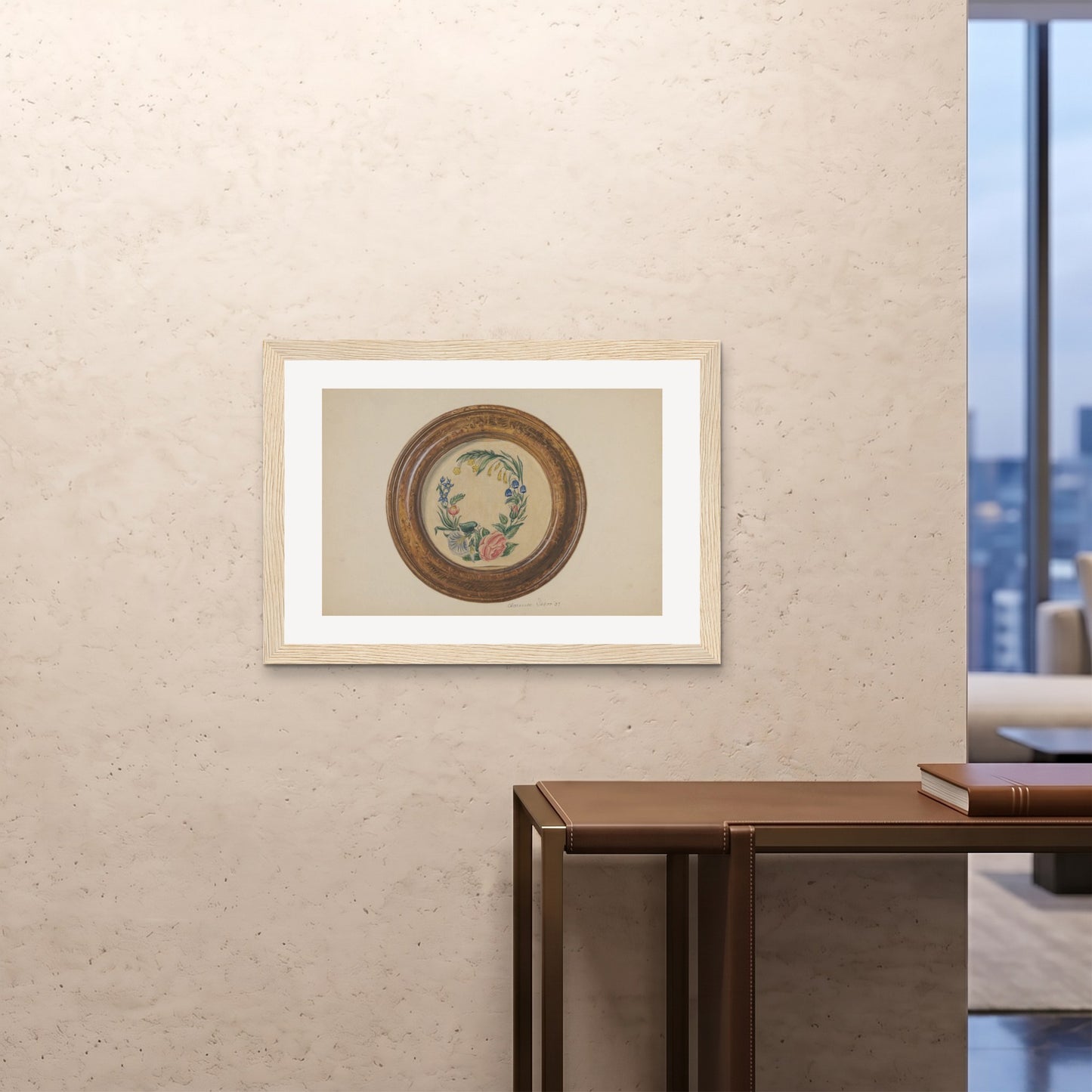 Orlonzo - FRAMED PRINT WOOD 841594cm3323 ROOM