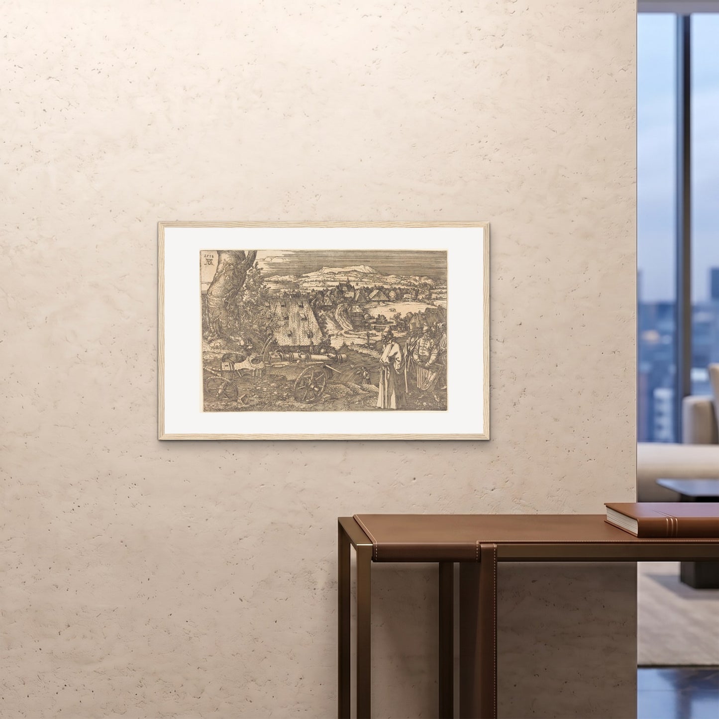 Orlonzo - FRAMED PRINT WOOD 9060cm3624 ROOM