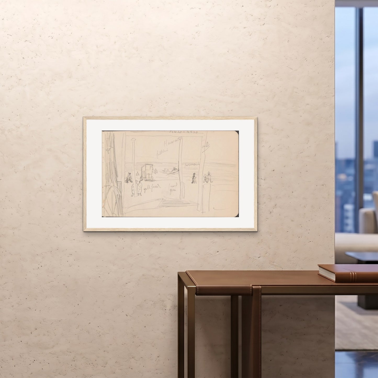 Orlonzo - FRAMED PRINT WOOD 9060cm3624 ROOM