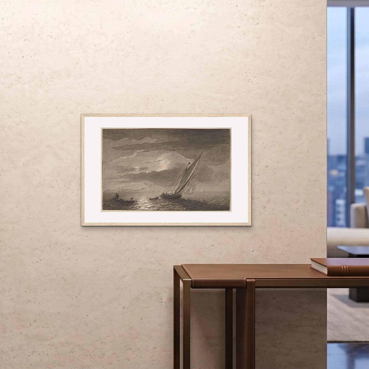 Orlonzo - FRAMED PRINT WOOD 9060cm3624 ROOM