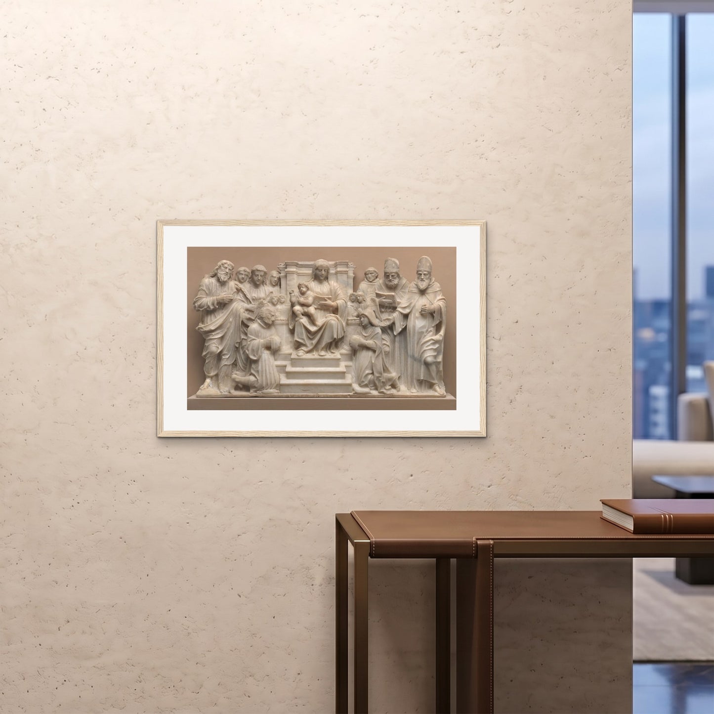 Orlonzo - FRAMED PRINT WOOD 9060cm3624 ROOM