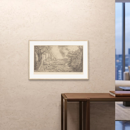 Orlonzo - FRAMED PRINT WOOD 9060cm3624 ROOM