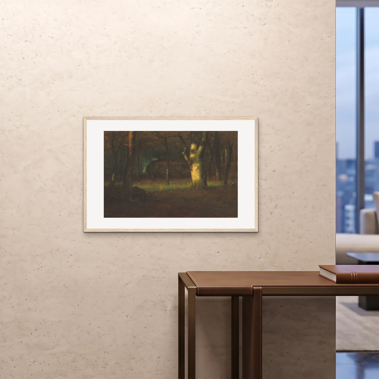 Orlonzo - FRAMED PRINT WOOD 9060cm3624 ROOM