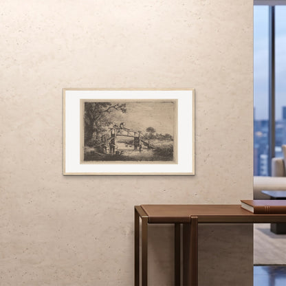 Orlonzo - FRAMED PRINT WOOD 9060cm3624 ROOM