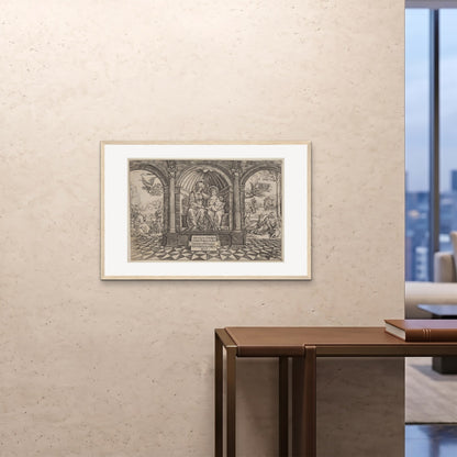 Orlonzo - FRAMED PRINT WOOD 9060cm3624 ROOM