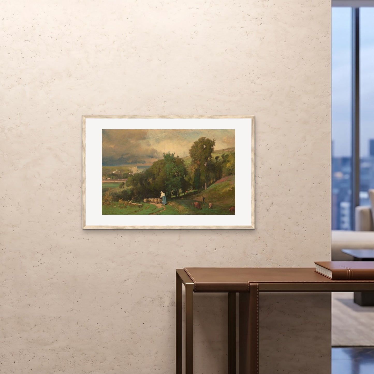 Orlonzo - FRAMED PRINT WOOD 9060cm3624 ROOM