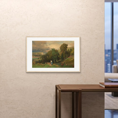 Orlonzo - FRAMED PRINT WOOD 9060cm3624 ROOM