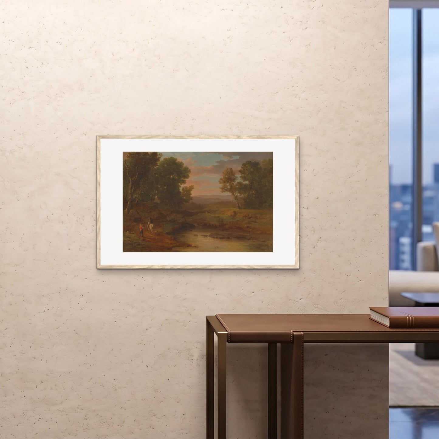 Orlonzo - FRAMED PRINT WOOD 9060cm3624 ROOM