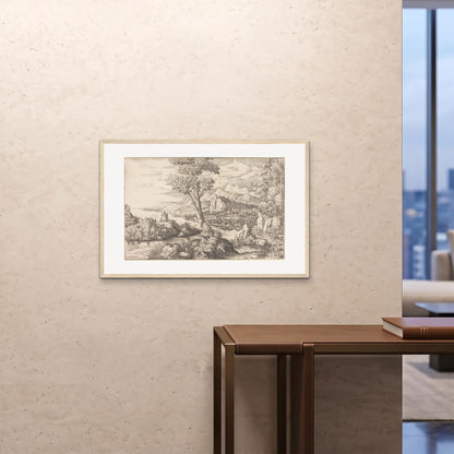 Orlonzo - FRAMED PRINT WOOD 9060cm3624 ROOM