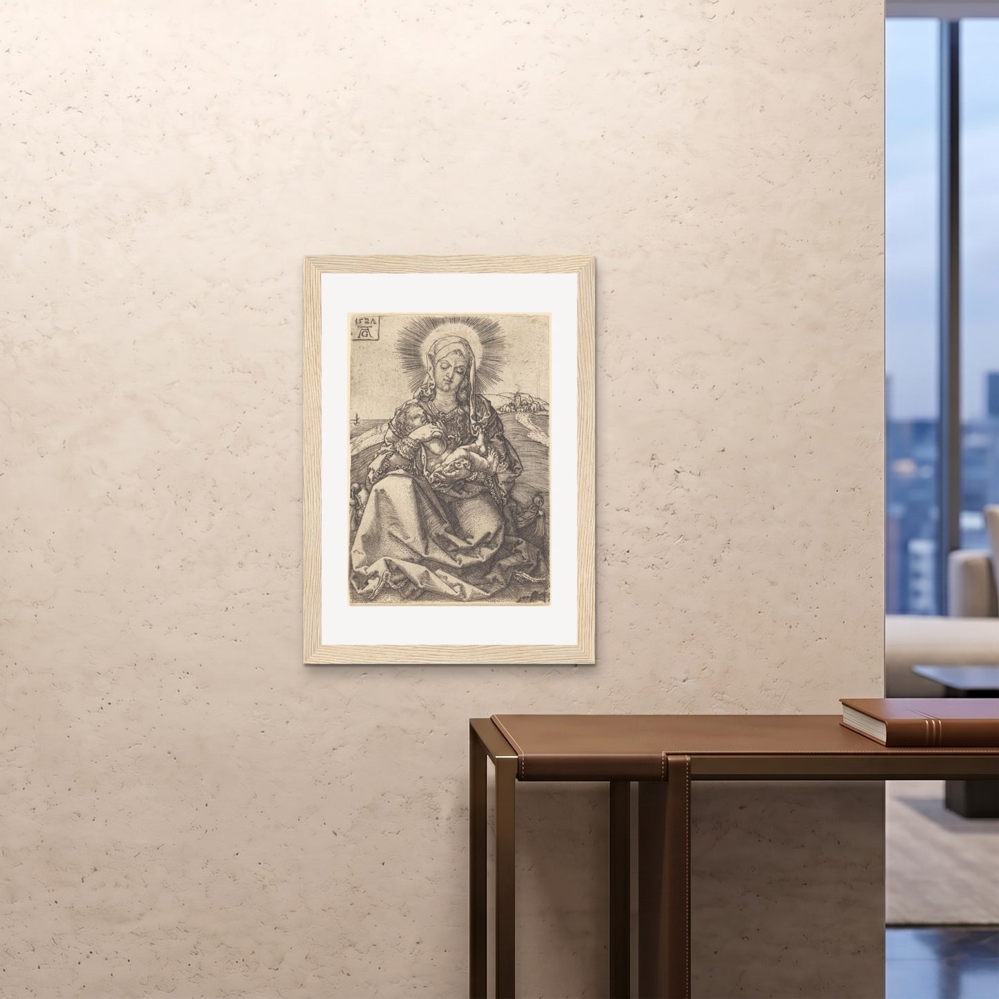 Orlonzo - FRAMED PRINT WOOD A1594x841cm ROOM