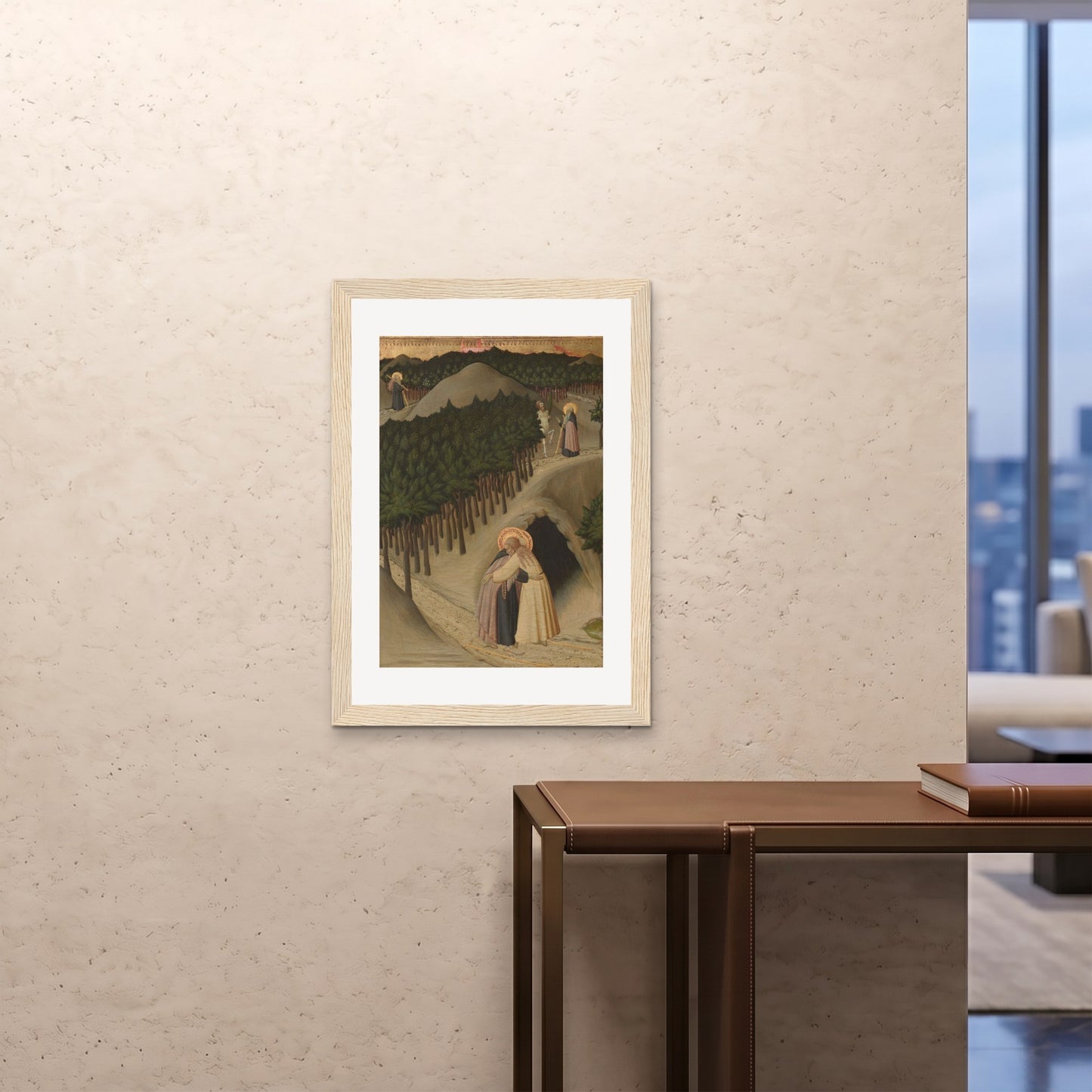 Orlonzo - FRAMED PRINT WOOD A1594x841cm ROOM