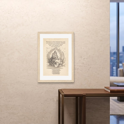 Orlonzo - FRAMED PRINT WOOD A1594x841cm ROOM