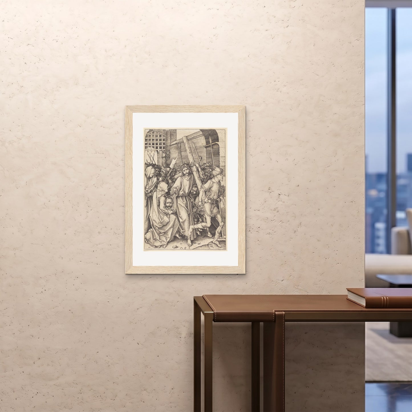 Orlonzo - FRAMED PRINT WOOD A1594x841cm ROOM