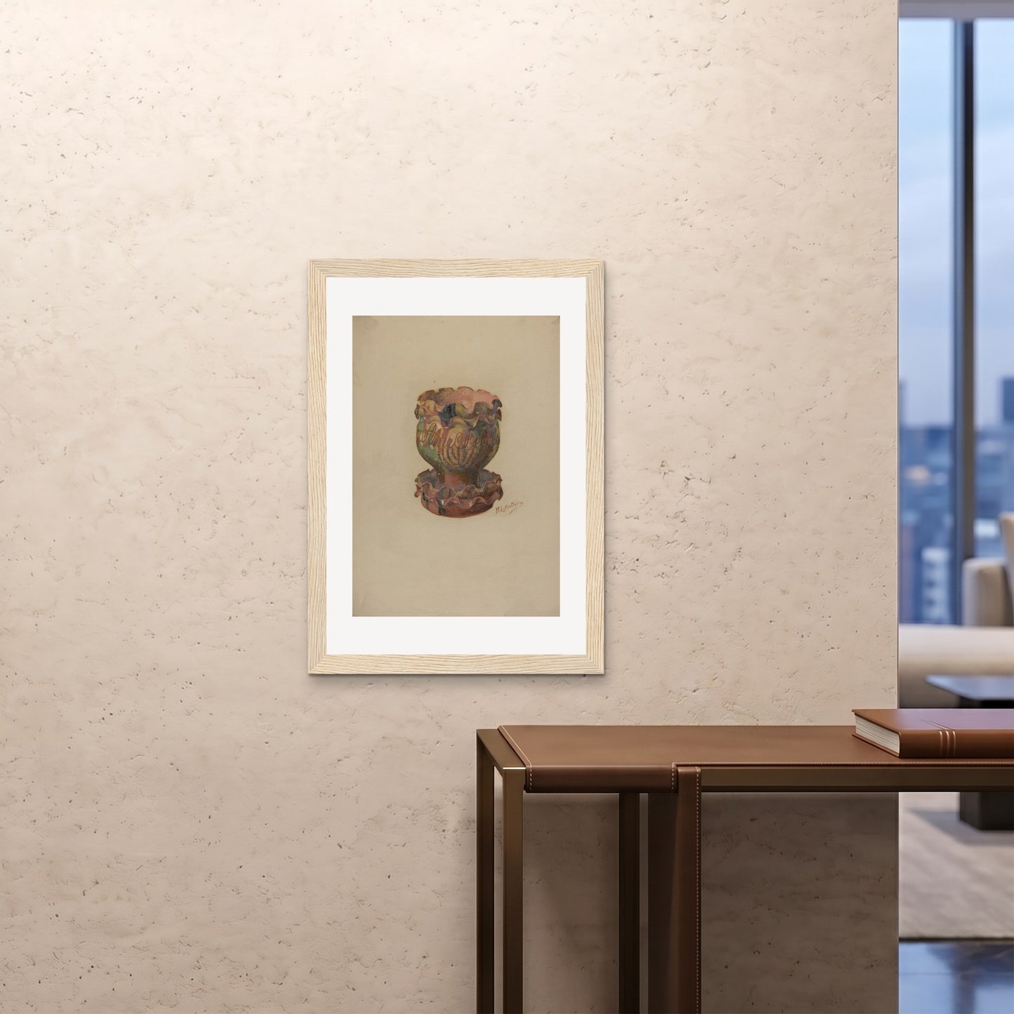 Orlonzo - FRAMED PRINT WOOD A1594x841cm ROOM