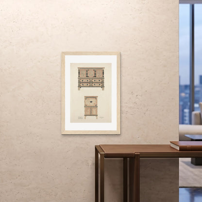 Orlonzo - FRAMED PRINT WOOD A1594x841cm ROOM