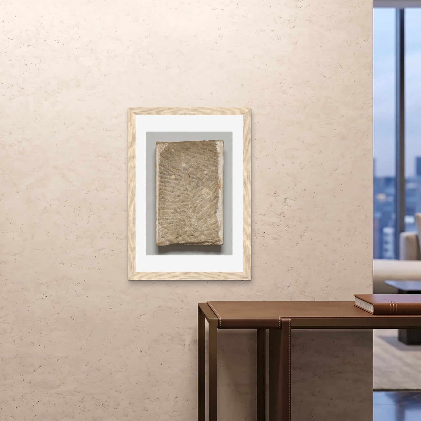 Orlonzo - FRAMED PRINT WOOD A1594x841cm ROOM