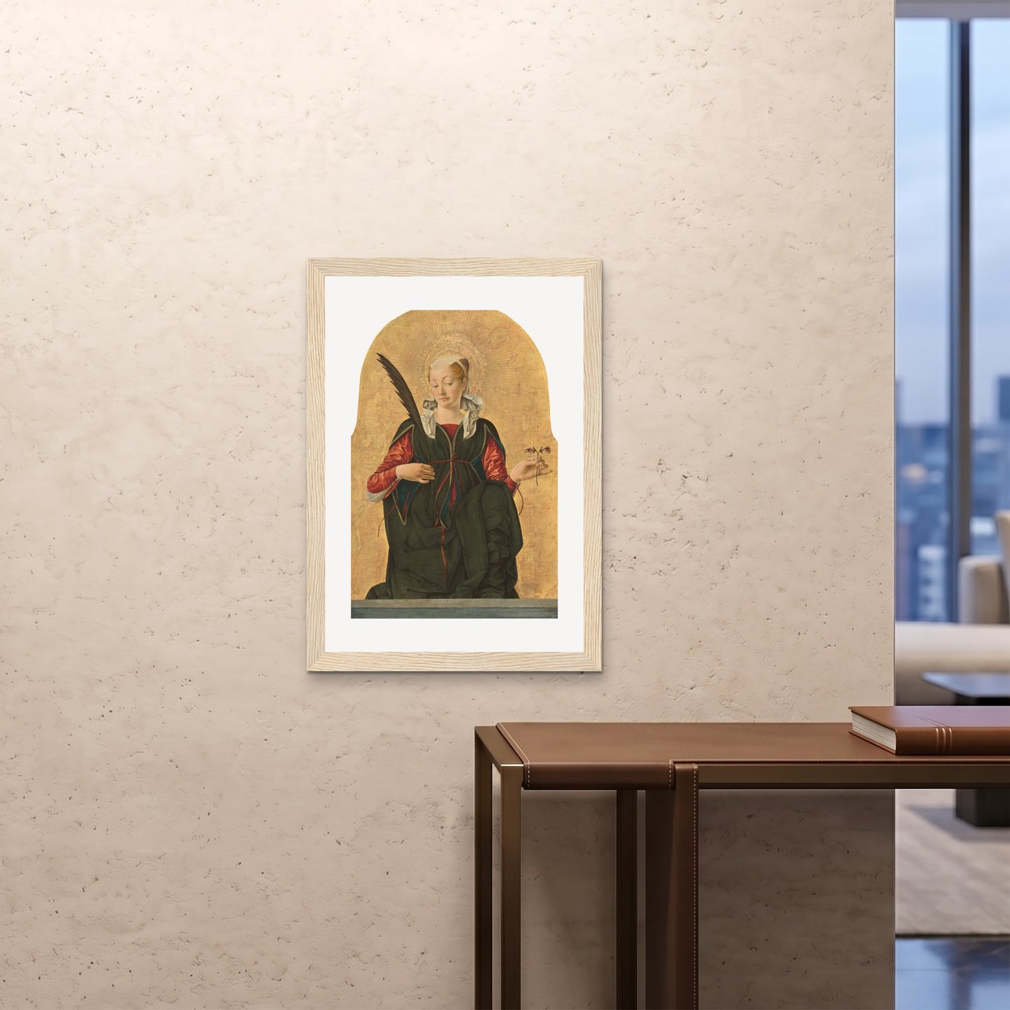Orlonzo - FRAMED PRINT WOOD A1594x841cm ROOM